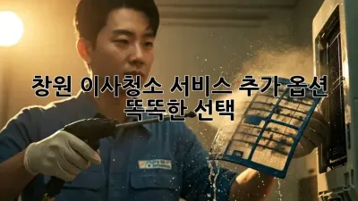 창원 이사/청소 서비스 추가 옵션: 똑똑한 선택?