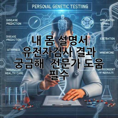 내 몸 설명서, 유전자검사 결과 궁금해? 🤔 전문가 도움 필수!